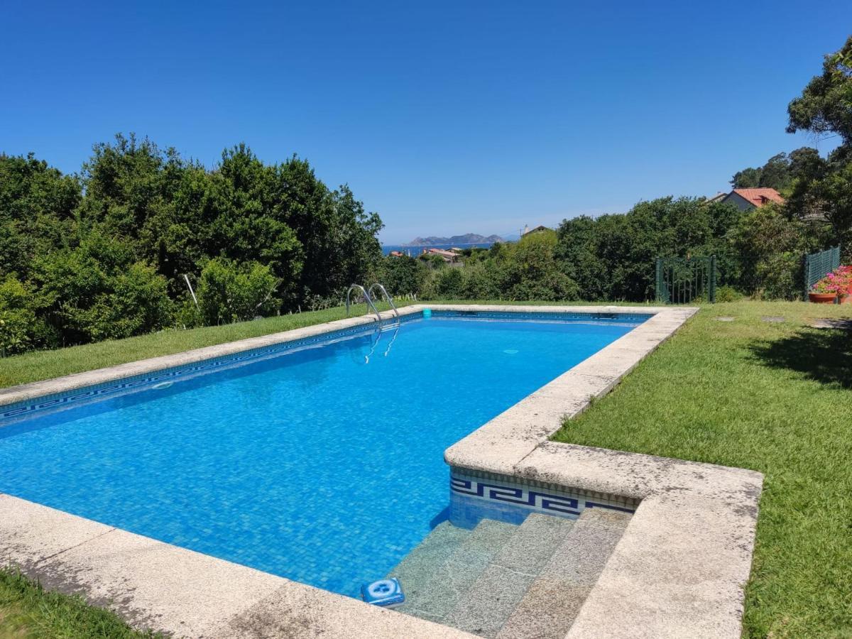Cabana Con Piscina Baiona Exterior photo
