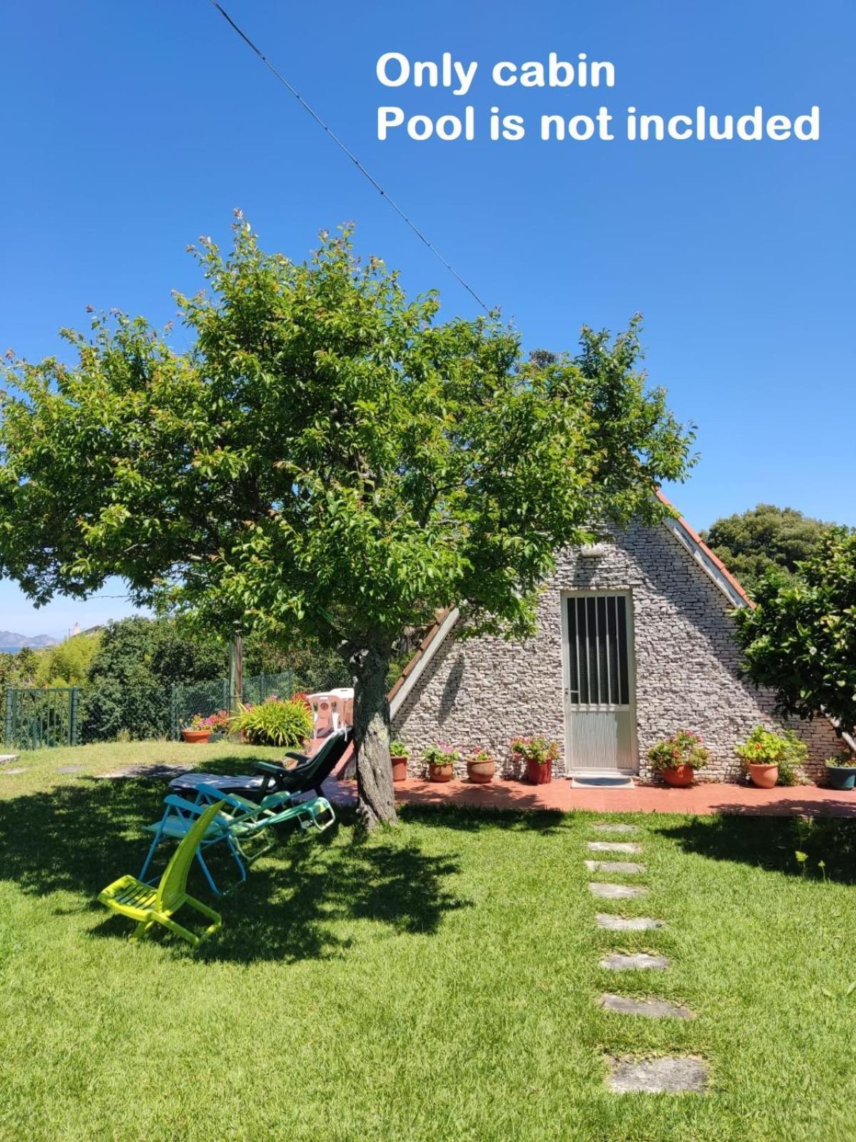 Cabana Con Piscina Baiona Exterior photo